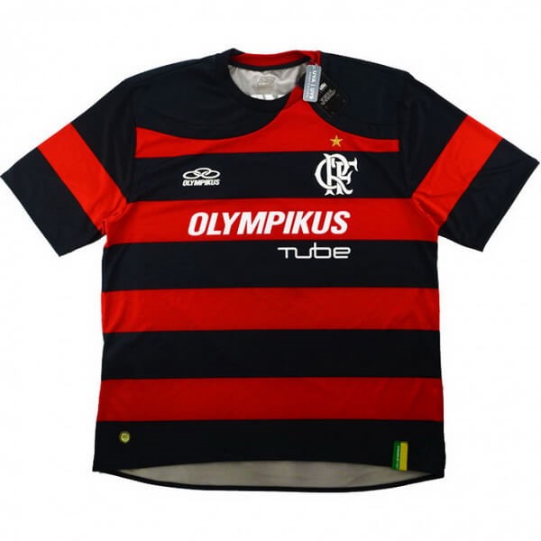 Tailandia Camiseta Flamengo 1ª Kit Retro 2009 Rojo